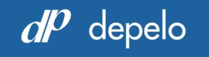 OK 13.- EMPRESA Logo Depelo RECTANGULAR fondo AZUL